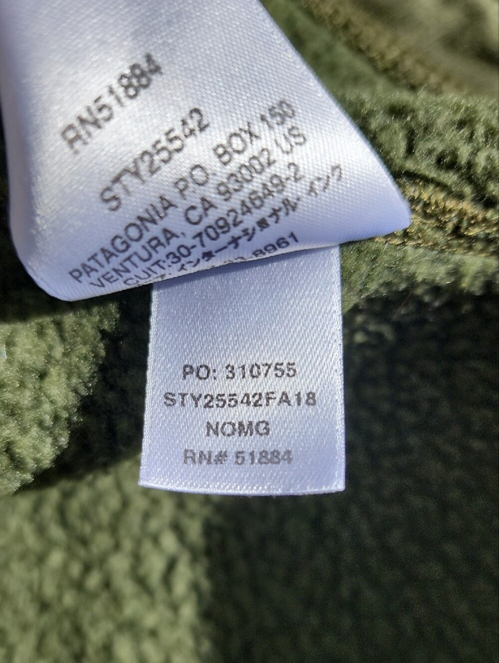 Patagonia Full-Zip Better Sweater Fleece In Nomad Green sz M - Picture 8 of 14